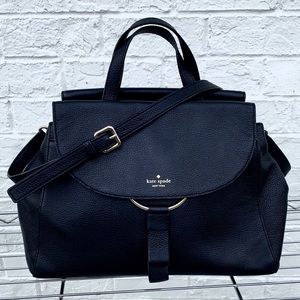 Kate spade black leather soho handbag